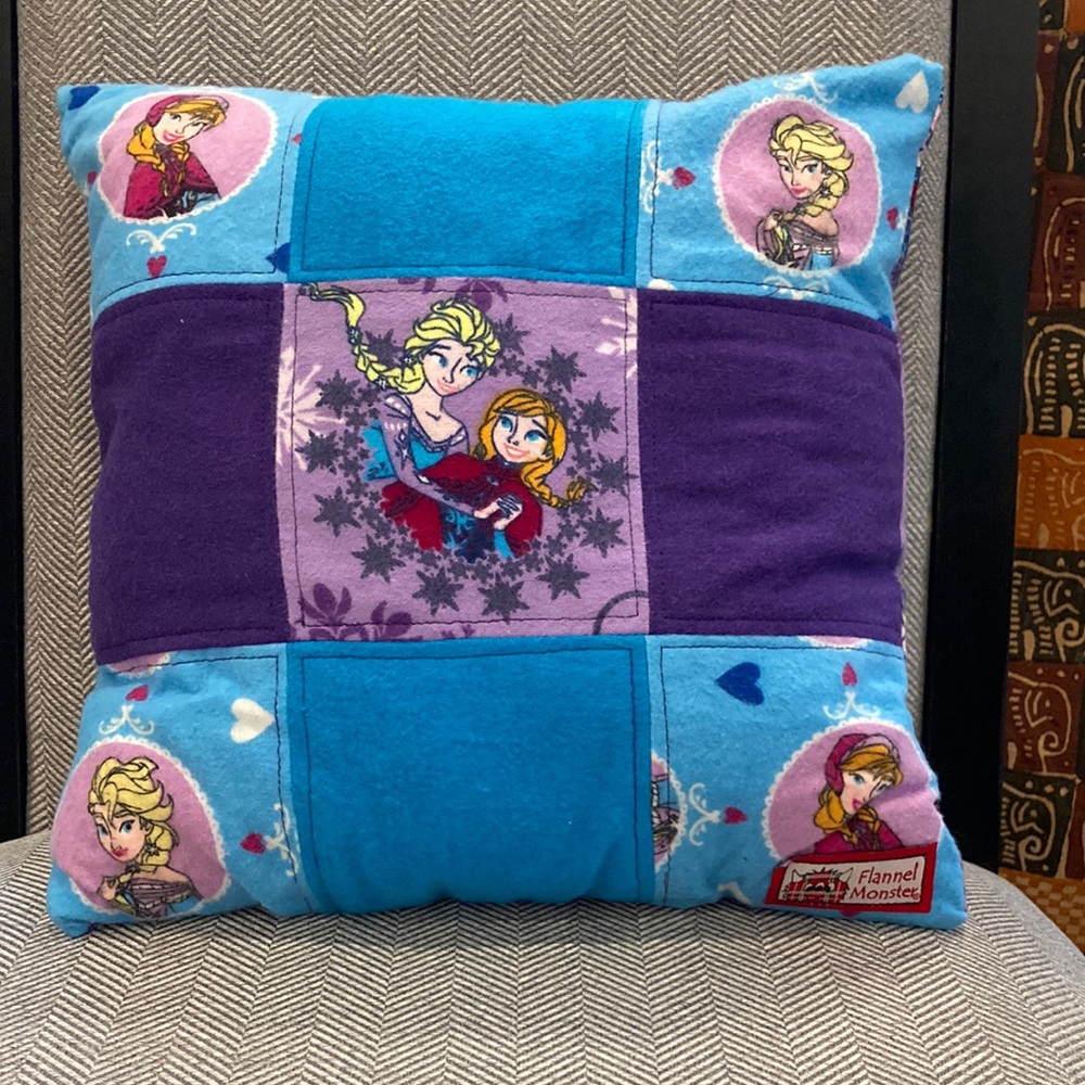 NEW Frozen Patchwork Pillow